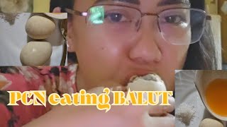 Mukbang PCN eating balut🤣🤣 fertilized duck egg mukbang balut [upl. by Obrien]