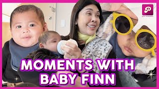 MEETING BABY FINN FOR THE FIRST TIME  PRECIOUS MOMENTS WITH BABY FINN 👶🏻  POPS FERNANDEZ VLOG [upl. by Keavy]