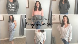 Clothing haul amp Try OnFairySeasoncom Honest Review [upl. by Clemmy]