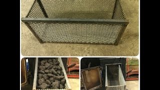 Making the 275 Gallon Smoker Mine Part 4 Using the Charcoal Basket [upl. by Downes]