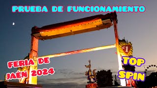 Prueba de funcionamiento del Top Spin  Feria de Jaén 2024 [upl. by Munt]