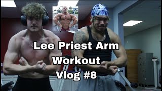 Lee Priest Arm Workout w Cory  Vlog 8 ZeroBBQ [upl. by Nnyled]