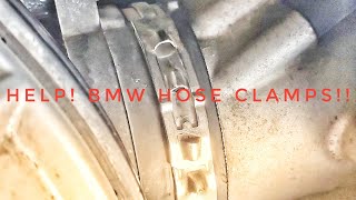 How to Remove BMW motorcycle style 4 point hose clamps [upl. by Brittain]