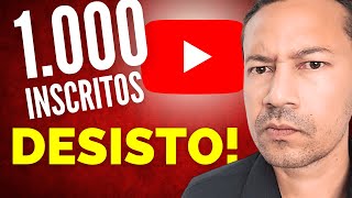 Como CHEGAR NOS 1000 INSCRITOS No YouTube e ABANDONAR O CANAL [upl. by Loutitia]