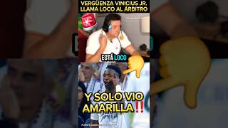 ‼️VINICIUS LLAMA LOCO AL ÁRBITRO Y SOLO VE AMARILLA REAL MADRID 1 MILAN 3 championslegue shorts [upl. by Jacky]