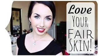 ♡ HOW TO LOVE YOUR PALE SKIN  TAYLORTALKS [upl. by Scheld]