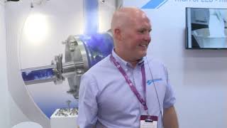 Silverson Machines demonstrating the FMX10 PowderLiquid Mixer at PPMA Show 2024 [upl. by Yznyl]