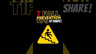 7 fall prevention tips 🪜 fallprevention fallriskreduction [upl. by Ylecic]