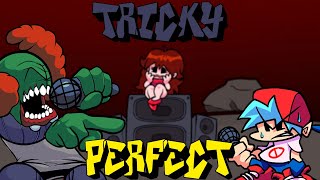 Friday Night Funkin  Perfect Combo  Tricky Mod  Cutscenes HARD [upl. by Mik]