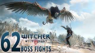 Witcher 3  Boss Fights Death March No Damage Combat Build 62 Battles Patch 106 [upl. by Aidroc]