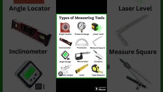 Types of measuring Tools measuringtools measuringinstruments micrometer verniercaliper tech [upl. by Nylrem]