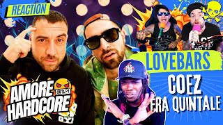 COEZ FRAH QUINTALE  LOVEBARS  REACTION con JACQUEES [upl. by Bigod]