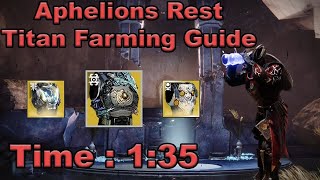 Destiny 2  Aphelions Rest Titan Legend Lost Sector Guide  Fast and Easy Farm [upl. by Mauricio]