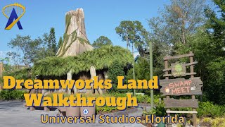 Full Tour of DreamWorks Land at Universal Orlando [upl. by Sukcirdor]