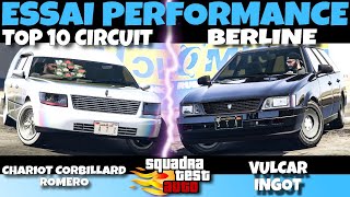 CHARIOT CORBILLARD ROMERO vs VULCAR INGOT Essai performance BERLINE GTA5 GTA ONLINE [upl. by Llekcm713]