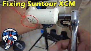 Fixing Suntour XCM Fork [upl. by Tshombe]