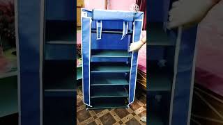 collapsible wardrobe Assembly Sultanasvlogs wardrobesetting [upl. by Einolem56]