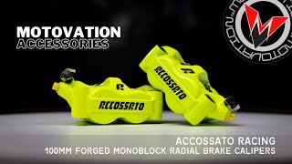 Accossato Racing Brake Caliper Unboxing  100mm [upl. by Doroteya]