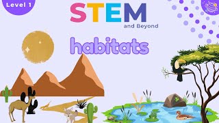 Habitats  Science For Kids  STEM Home Learning [upl. by Sherline]