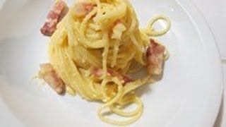 recette des pâtes carbonara à litalienne [upl. by Baras]