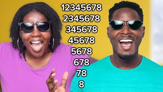 TikTok Numbers Challenge 12345678 Compilation  Tutorial  SamandToya [upl. by Lleryd]