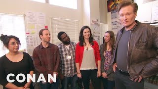 Conan Hangs Out With His Interns  CONAN on TBS [upl. by Ettenwahs665]