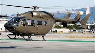 UH72 Lakota StartUp amp Takeoff  Airbus Helicopter EC145  H145 US Army [upl. by Bernstein]