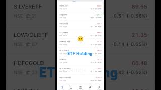 ETF Ki Dukan ETF Holding। ETF Portfolio।trendingshortfeed etfkidukaninvestmentetftrading [upl. by Mychal]