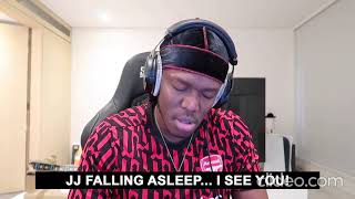 KSI falling asleep during Sidemen Reacts Video [upl. by Dira]