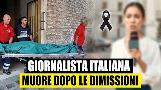 Ricoverata per un mal di schiena Giornalista italiana muore in casa 2 giorni dopo le dimissioni [upl. by Loria]