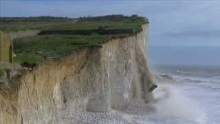 Cliff fall at Birling Gap 4314 [upl. by Elbag]