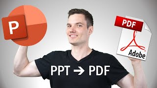 How to Convert PowerPoint to PDF PPT to PDF [upl. by Felty872]