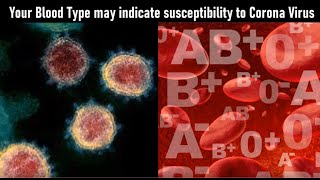 Corona Virus Susceptible Blood Types [upl. by Ardnasela]