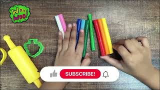 Videos for kids  Clay Modelling  Clay Molding  abcd 1234 woowootv [upl. by Sheeran]