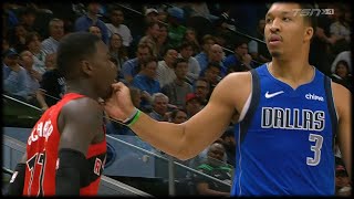 Grant Williams BICH Slaps Dennis Schröder  Raptors vs Mavs  Nov 8 2023 [upl. by Gaut]