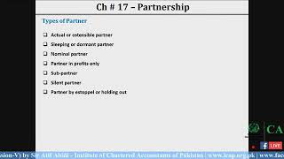 Lecture 05REVISION Class Company Law CHAPTER 17181614 [upl. by Latsyek]