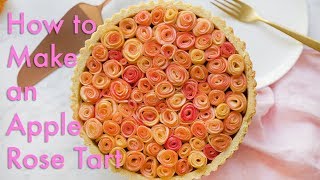 How to Make an Apple Rose Pie [upl. by Costanzia453]