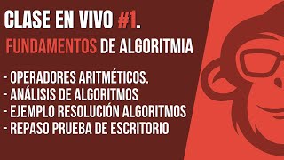 👨‍🏫Clase 1 👉 Fundamentos de Algoritmia 👈 🚀 [upl. by Chlo471]