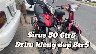 Siruss 50cc 6tr5 Drim mới kieng đẹp 8tr5 [upl. by Jenilee]