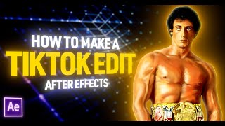 How To Make a TikTok Edit After Effects Tutorial [upl. by Elehcir]