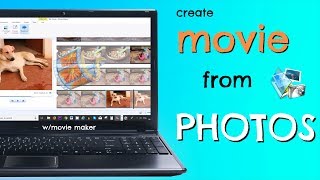 How to Make MOVIE with Pictures Music amp Sound in 2019 wmovie maker [upl. by Aicirtal]