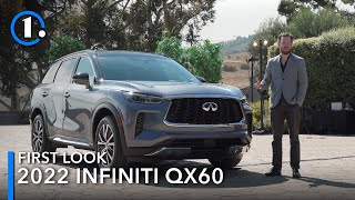 2022 Infiniti QX60 First Look UpClose Details [upl. by Acinomahs434]