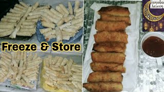 How to make Chicken Spring Rolls with homemade sheets [upl. by Rainwater]