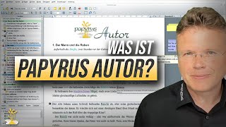 Was ist Papyrus Autor Einstieg in das Schreibprogramm für Schriftsteller Papyrus Autor Tutorial 1 [upl. by Fatsug649]