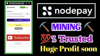 Nodepay Mining Early Adopter  Same Like Grass Mining  tamil [upl. by Apicella]