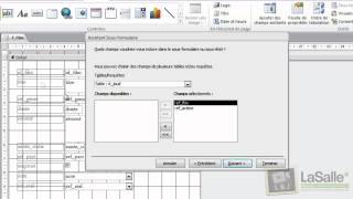 Microsoft Access 2010  Création de sousformulaire A13 [upl. by Ahsihat290]