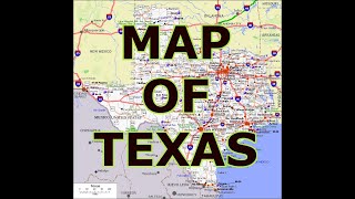 map of TEXAS  with facts [upl. by Oinotla]