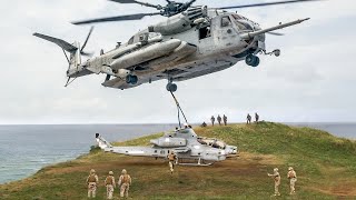 US Most Powerful Helicopter Airlifts AH1Z Viper Like Nothing [upl. by Horacio]