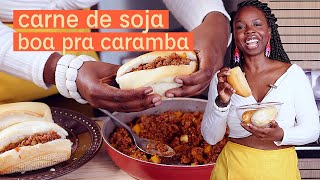 RECEITA DE CARNE DE SOJA DELICIOSA E RÁPIDA [upl. by Notsnarc]