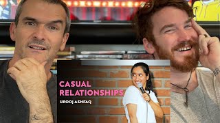 Casual Relationships by Urooj Ashfaq  Stand Up Comedy REACTION [upl. by Belak]